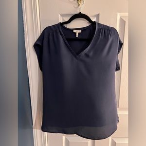 Joie 100% silk flowy blouse, size L